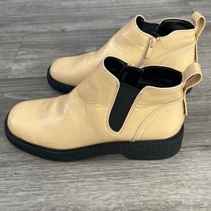 Franco Sarto Jellisa patent boots